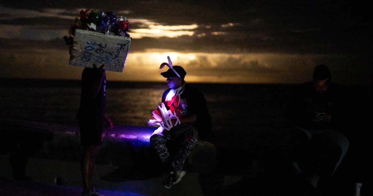 Half the Island Goes Dark