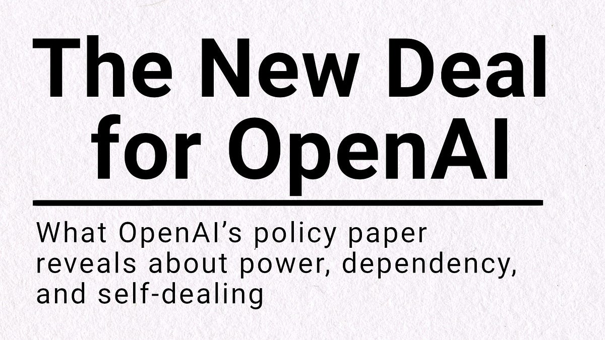 OpenAI's Deal with the Future