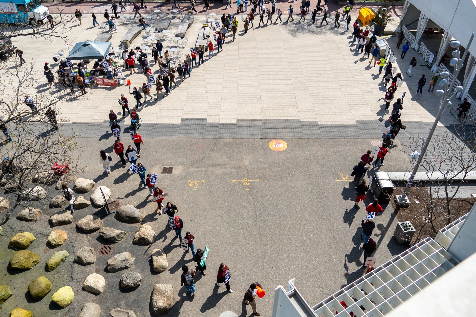 Harvard's Grad Workers Are Striking for Wages. They're Also Striking Against ICE.